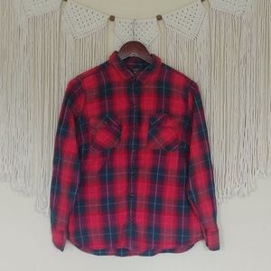 Eddie Bauer Plaid Flannel Button-Down
